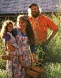Nancy, Michael and Gracie Phillips: the Heartsong Farm family -- click to learn more about us. (photo: Frank Siteman)